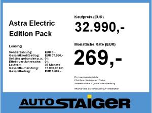 Opel Astra Electric Edition