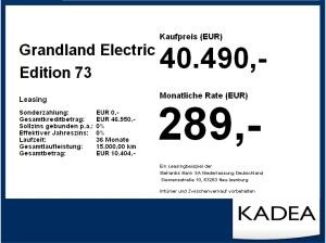 Opel Grandland Electric Edition 73 kWh Batterie