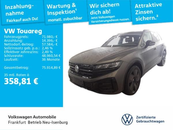 Volkswagen Touareg 3.0 V6 TDI 4M. R-Line Black Style 21" Leeds Leder Varenna IQ.LIGHT - HD-Matrix-Scheinwerfer Standhei