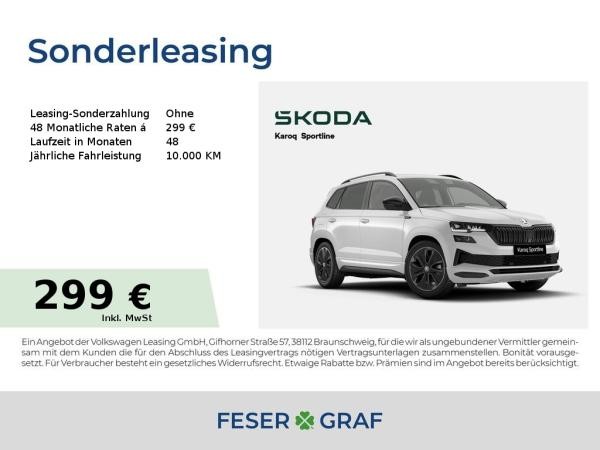 Skoda Karoq Sportline 1,5 TSI *KAM*SZH*AHK*LED*