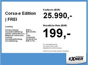Opel Corsa-e Edition | FREI KONFIGURIERBAR | Gewerbe