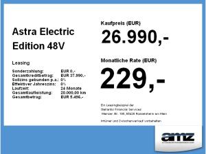 Opel Astra Electric Edition
