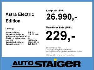 Opel Astra Electric Edition