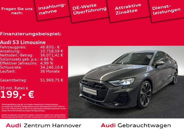Audi S3 Limousine 2.0 TFSI Matrix SONOS Kamera ACC