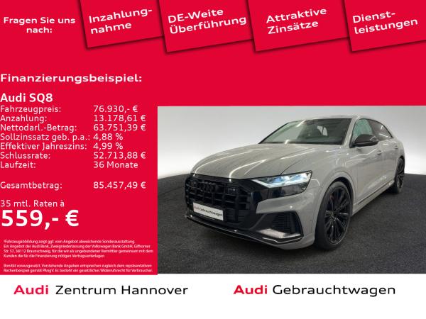 Audi SQ8 4.0 TFSI quattro competition plus Pano Luft B&O Kamera