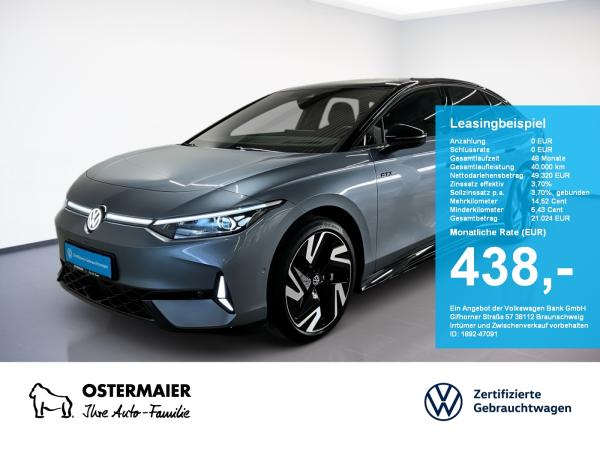 Volkswagen ID.7 GTX NP.75T ACC.5J-G.WÄRMEPUMPE.AHK.AREA-VIEW.NAVI.HUD.LED.LKRD-HZG