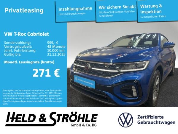 Volkswagen T-Roc Cabriolet R-Line 1.5 TSI DSG AHK MATRIX