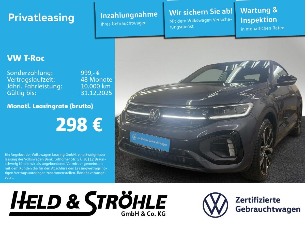 Volkswagen T-Roc Cabrio R-LINE 1.5 TSI DSG IQ-LED 19"TRAVEL
