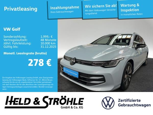 Volkswagen Golf Var. GOAL 1.5 eTSI DSG LED APP ACC AHK SIDE