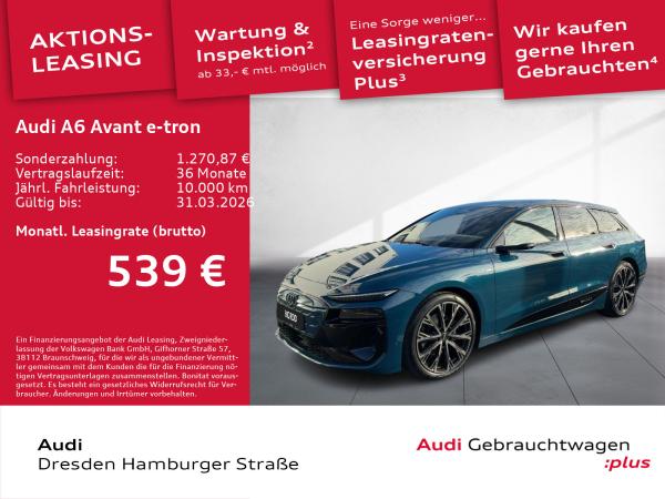 Audi A6 e-tron A6 Avant e-tron edition one blue S line Wärmepumpe