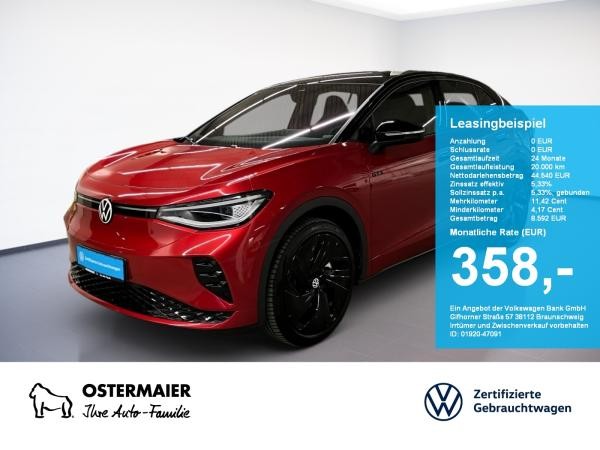 Volkswagen ID.5 GTX 4M NP.74T ACC.5J-G.WÄRMEPUMPE.AHK.KAMERA.NAVI.HUD.LED.HARMAN