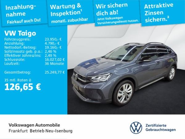 Volkswagen Taigo 1.0 TSI DSG Goal Navi LED DAB+ FrontAssist