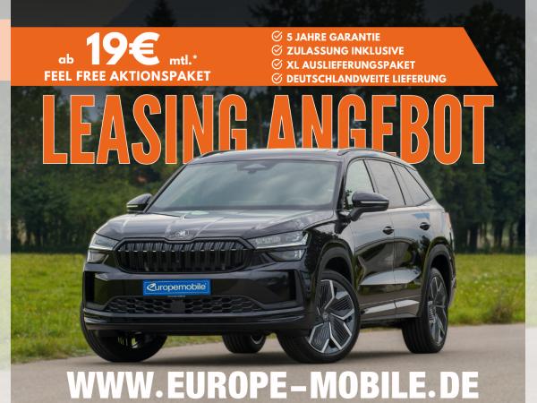 Skoda Kodiaq 2025 SPORTLINE 2.0 TDI DSG 4x4 142 kW (UVP 67.939€/SOFORT) PANO/MATRIX/NAV/KESSY/AHK/REMOTE/20"/UVM.