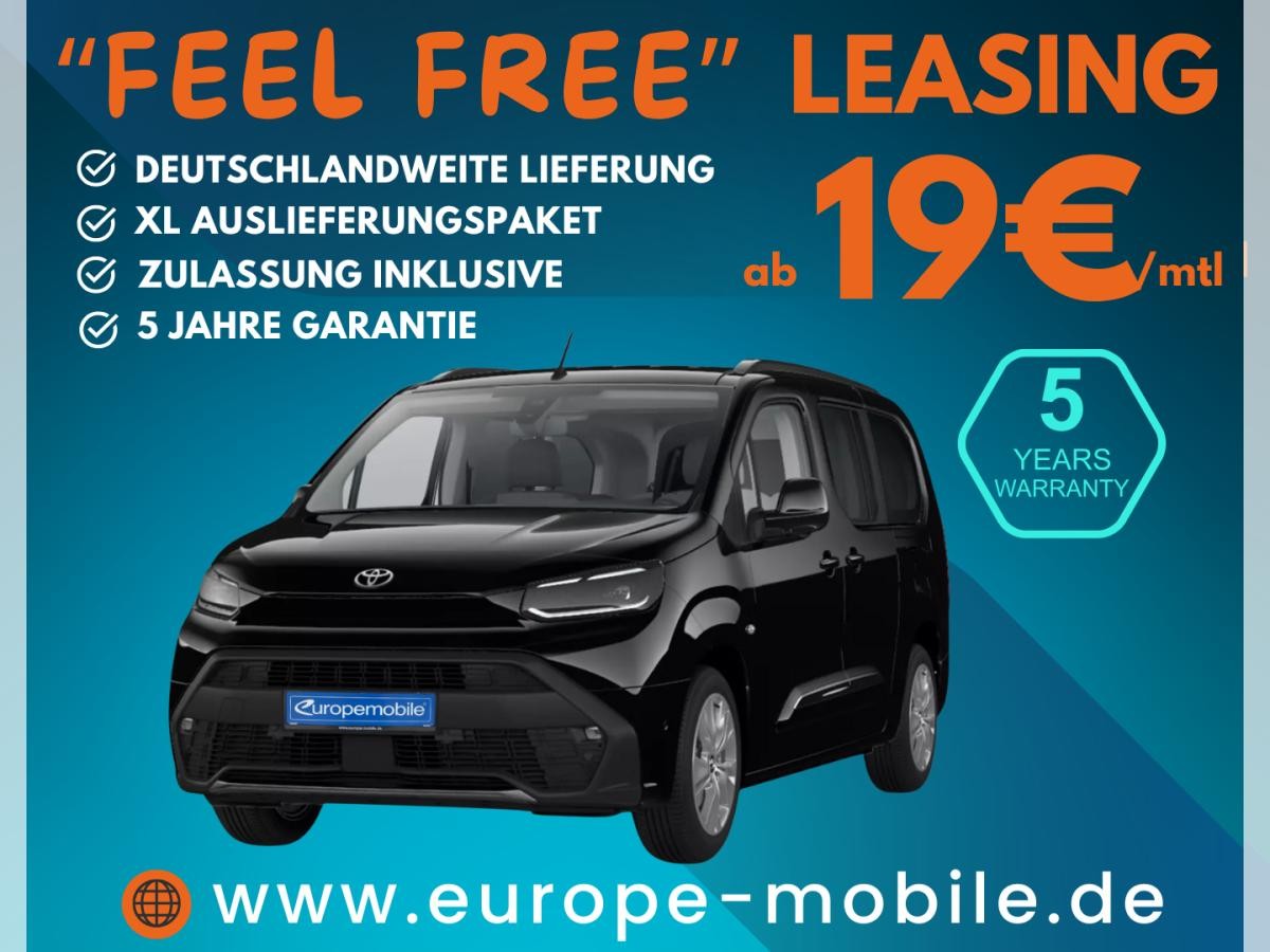 Toyota Proace City Verso TEAMPLAYER L2 1.5 D-4D 96 kW AT 7-Sitzer (UVP 41.500€/KW4/26) LED/WINTER/17"ALU/SMART/PRIVACY/