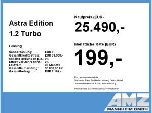 Opel Astra Edition 1.2 Turbo