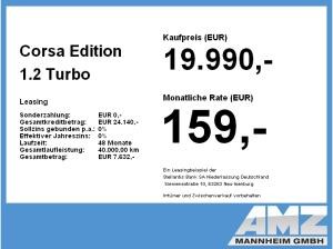 Opel Corsa Edition 1.2 Turbo