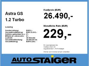 Opel Astra GS 1.2 Turbo