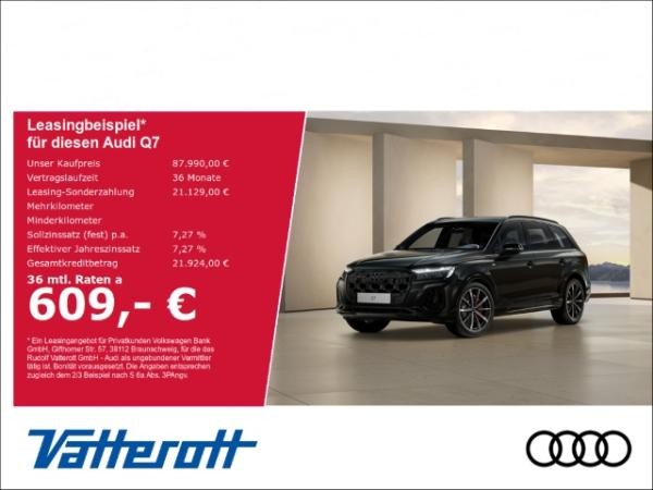 Audi Q7 55 TFSIe quattro S line business Laser ACC Navi Leder