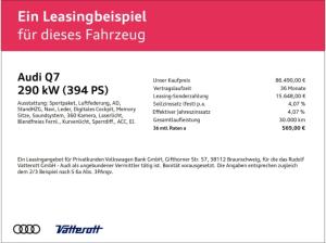 Audi Q7 55 TFSIe quattro S line business Laser ACC Navi Leder