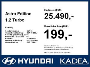 Opel Astra Edition 1.2 Turbo