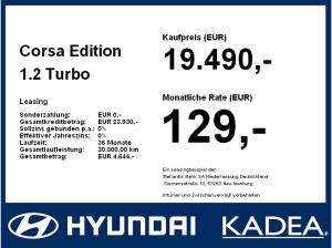 Opel Corsa Edition 1.2 Turbo