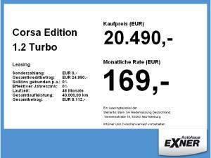 Opel Corsa Edition 1.2 Turbo
