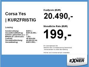 Opel Corsa Yes | KURZFRISTIG VERFÜGBAR | Gewerbe