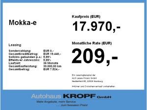 Opel Mokka-e Fin. ab 2,99% Navi,Rückfahrkamera