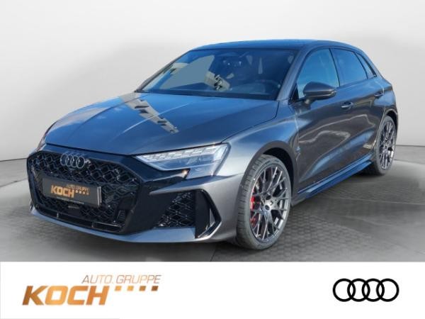 Audi RS3 RS 3 Sportback RS-Exterieurpaket, 280 km/h, RS-Schalensitze, Panoramad., Assistenz-Paket, Sport-Abga