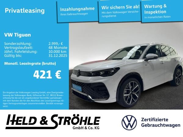 Volkswagen Tiguan R-Line 2.0 TDI DSG 4M AHK PANO 360°KAM