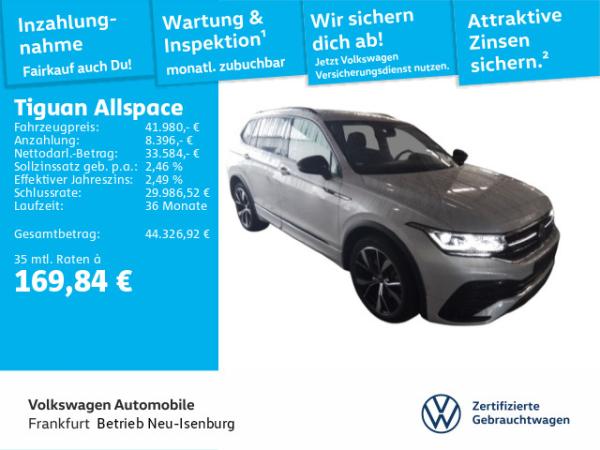 Volkswagen Tiguan Allspace 2.0 TSI DSG 4-Motion R-Line Navi IQ.Light DAB+ FrontAssist