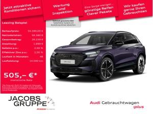 Audi Q4 e-tron 55 qu. S line/Black+/HuD/360°/ACC/Wärmepumpe/AHK/21Zoll