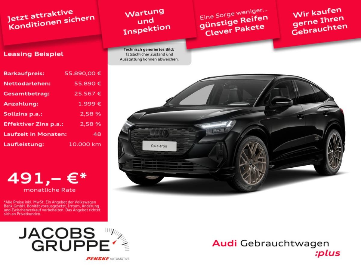 Audi Q4 e-tron Sportback 55 qu. 2xS line Edition/Matrix/360°/SONOS/ACC/Wärm