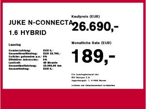 Nissan Juke JUKE N-CONNECTA 1.6 HYBRID 4AMT Winterräder inkl