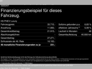 MG HS PHEV Luxury -🚗 SOFORT verfügbar! ⚡🔋