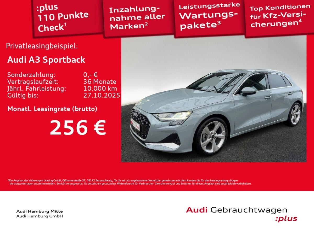 Audi A3 Sportback 35 TFSI advanced S tronic AHK Sonos