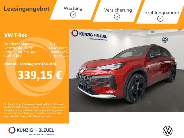 Volkswagen T-Roc Style DSG ⭐SOFORT VERFÜGBAR⭐AHK*BlackStyle*