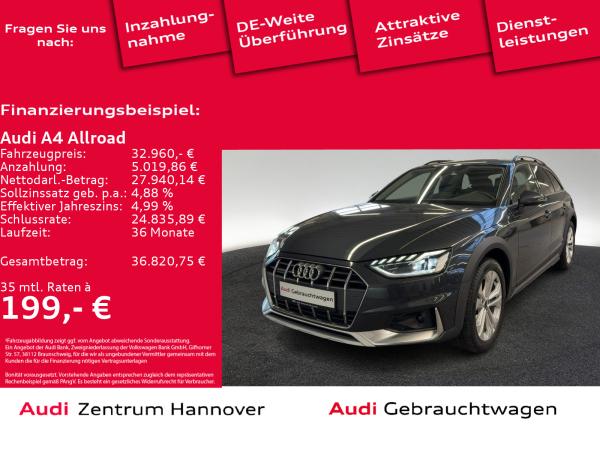 Audi A4 allroad 40 TDI quattro Kamera AHK Navi LED Teilleder virtual