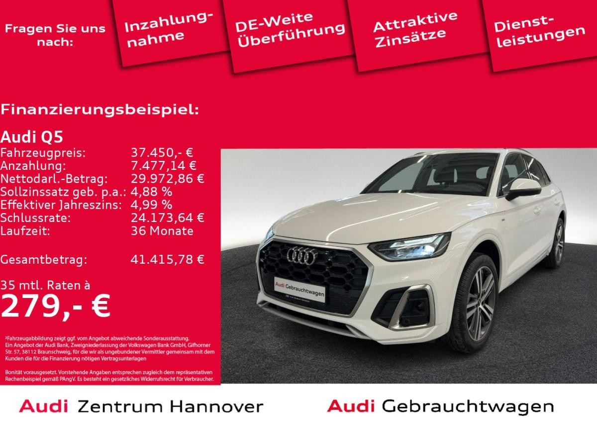 Audi Q5 S line 40 TDI quattro LED Navi Teilleder Sportsitze