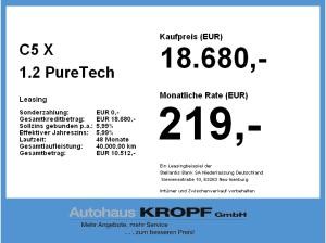 Citroën C5 X 1.2 PureTech Fin. ab 2,99% Navi,2xKlima