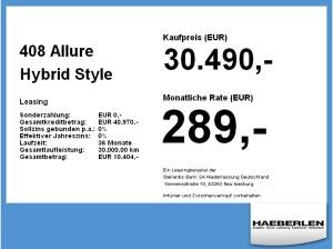 Peugeot 408 Allure Hybrid **Gewerbeknaller**