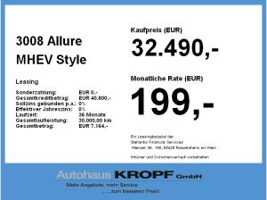 Peugeot 3008 Allure MHEV **Gewerbeknaller**