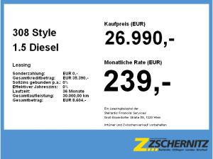 Peugeot 308 Style 1.5 Diesel **Gewerbeknaller**