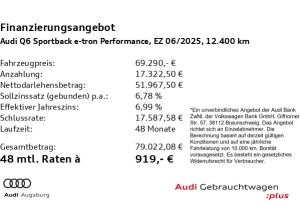 Audi e-tron Q6 Sportbackperf.*AHK*ACC*Wärmep.*8fach