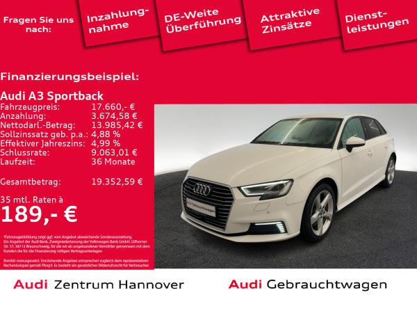 Audi A3 Sportback sport 40 TFSIe LED ACC Navi SHZ