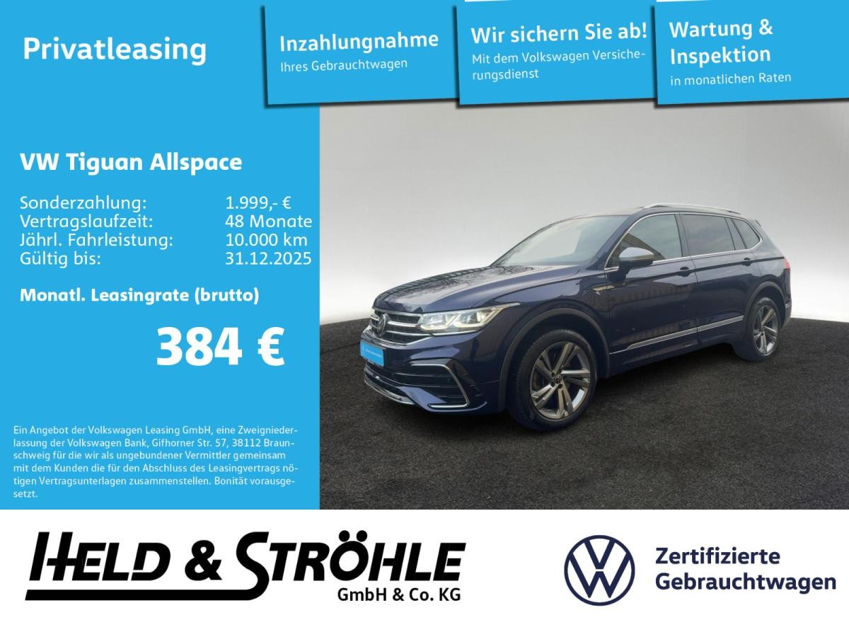 Volkswagen Tiguan Allspace R-Line 2.0 TDI 4M AHK PANO STHZ