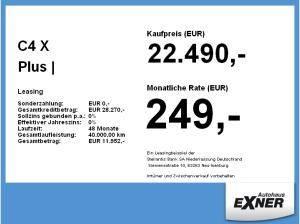 Citroën C4 X Plus | FREI KONFIGURIERBAR | Gewerbe