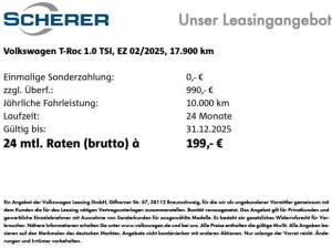 Volkswagen T-Roc 1.0 TSI *Goal* Navi SHZ ACC VKZ-Erk. Start-Stopp
