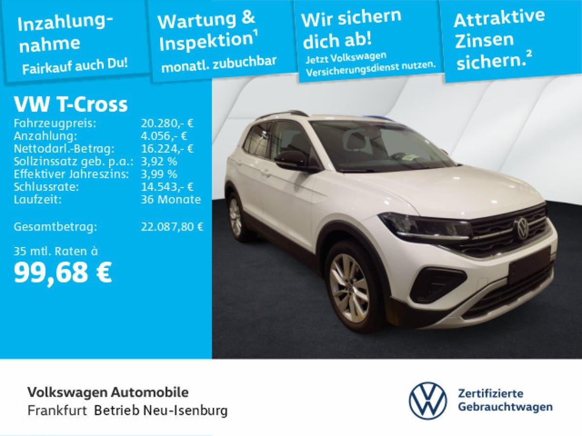 Volkswagen T-Cross 1.0 TSI Goal Nai LED DAB+ FrontAssist