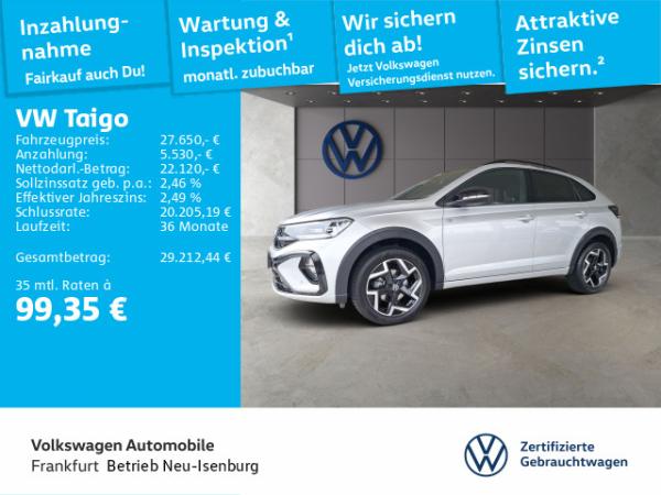 Volkswagen Taigo 1.5 TSI DSG R-Line Navi IQ.Light DAB+ FrontAssist